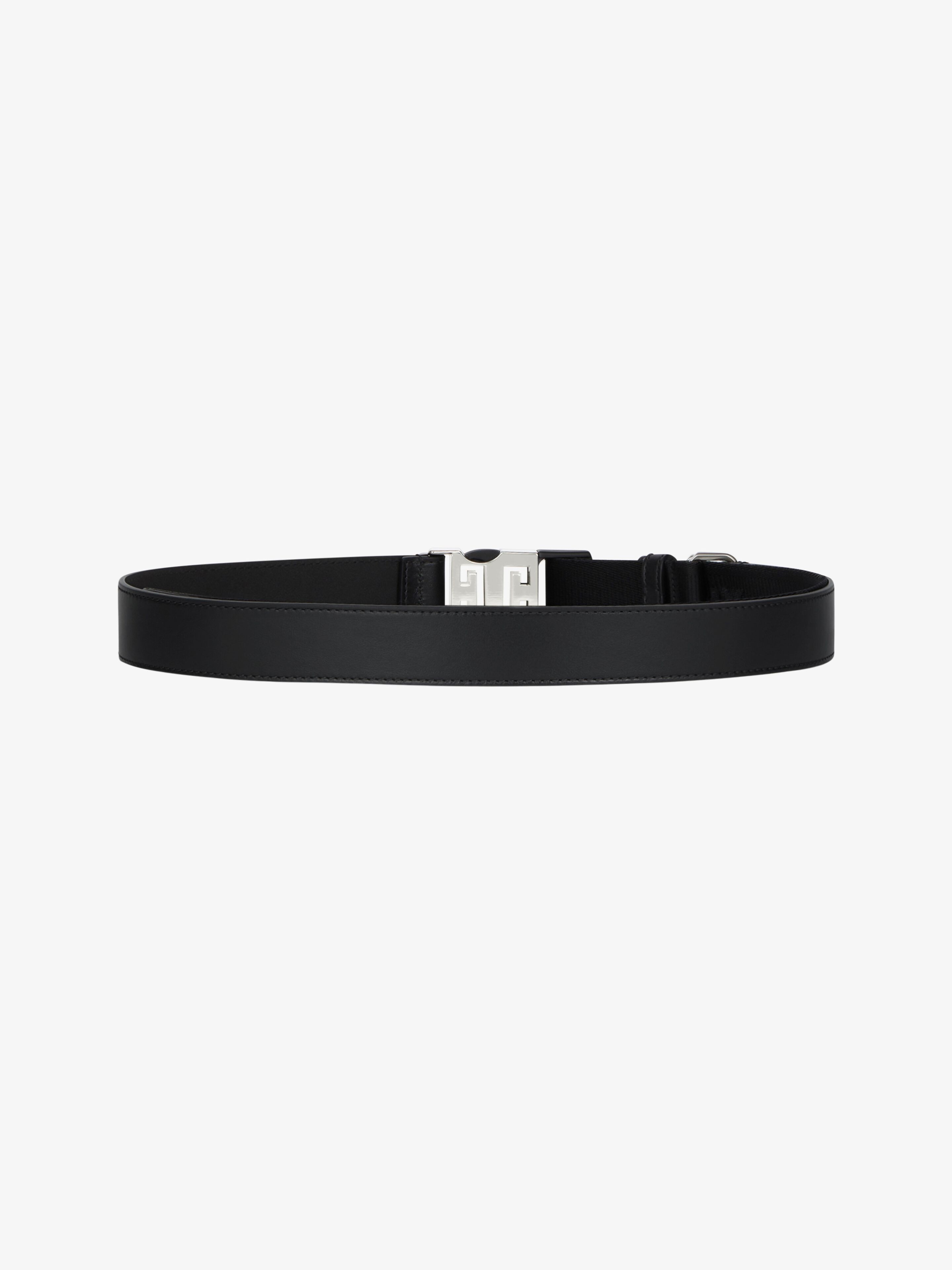 4G RELEASE BUCKLE BELT IN LEATHER AND WEBBING - 2
