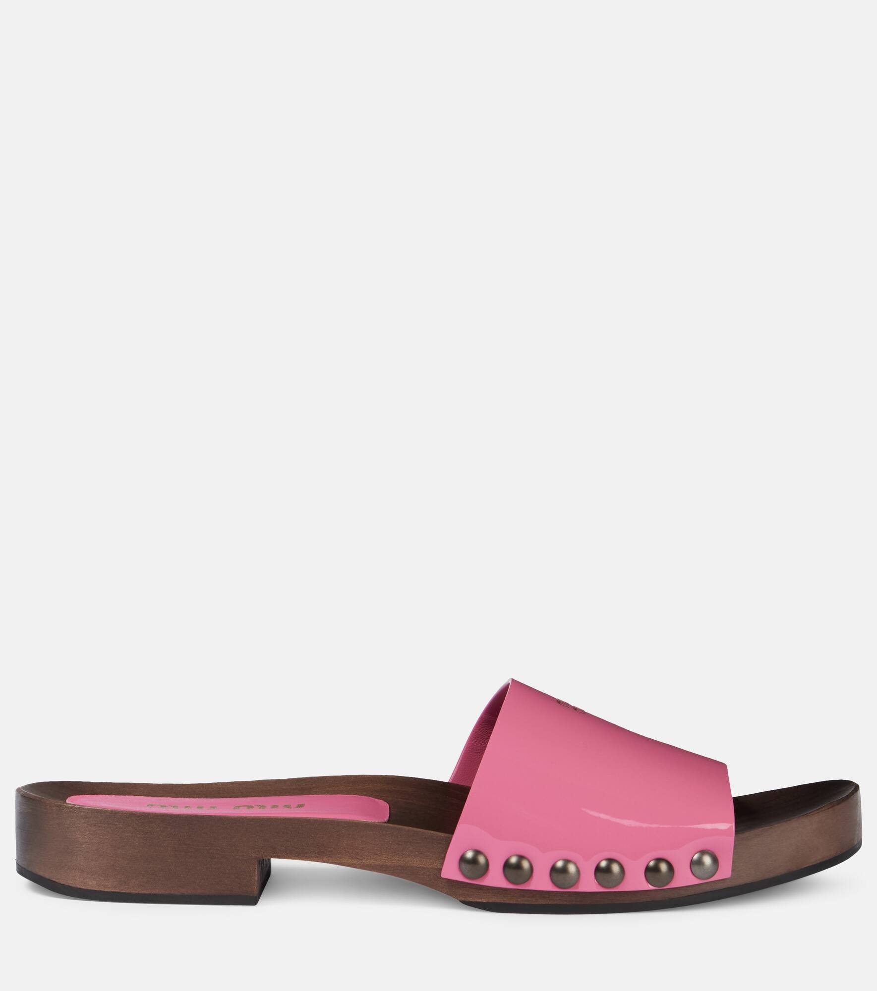 Patent leather clogs - 4