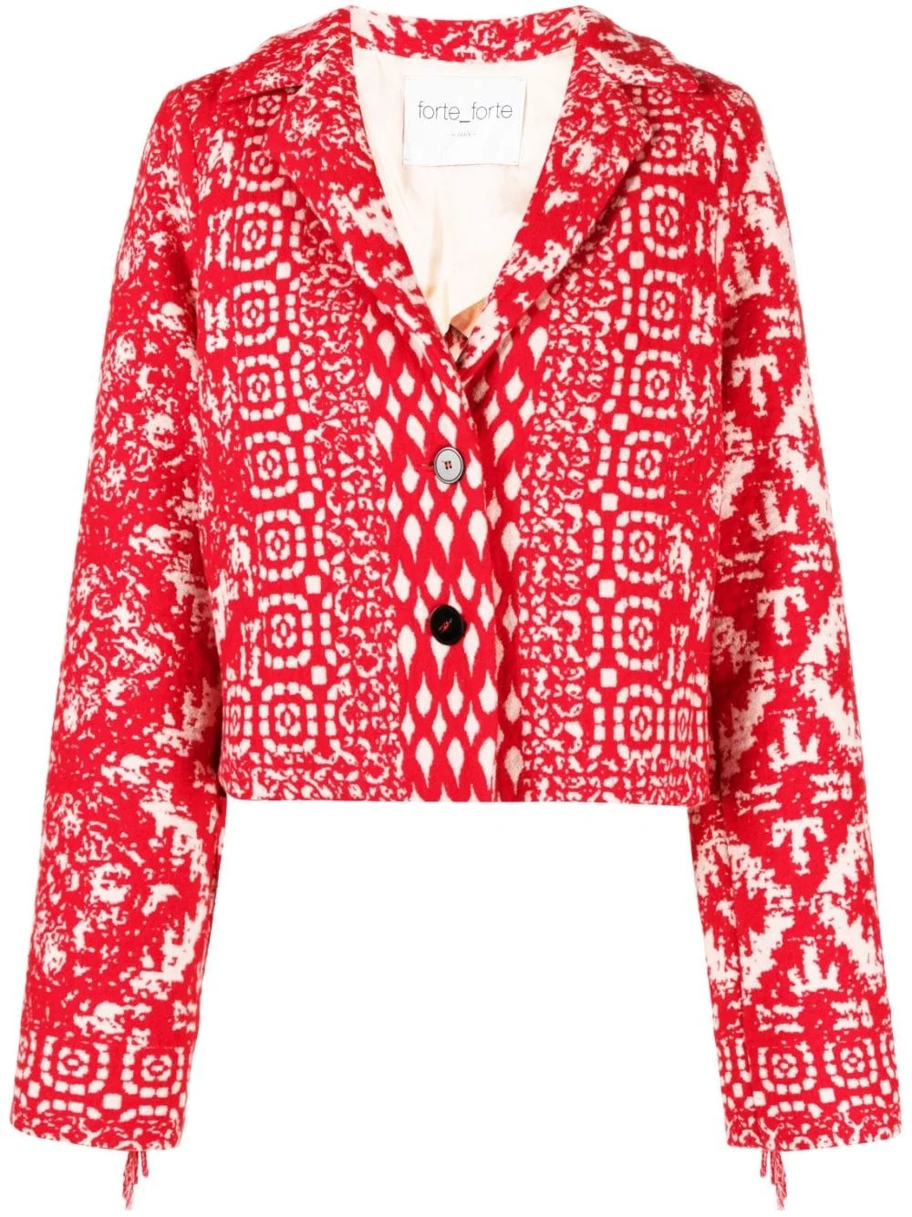 Clio jacquard fringed jacket - 1