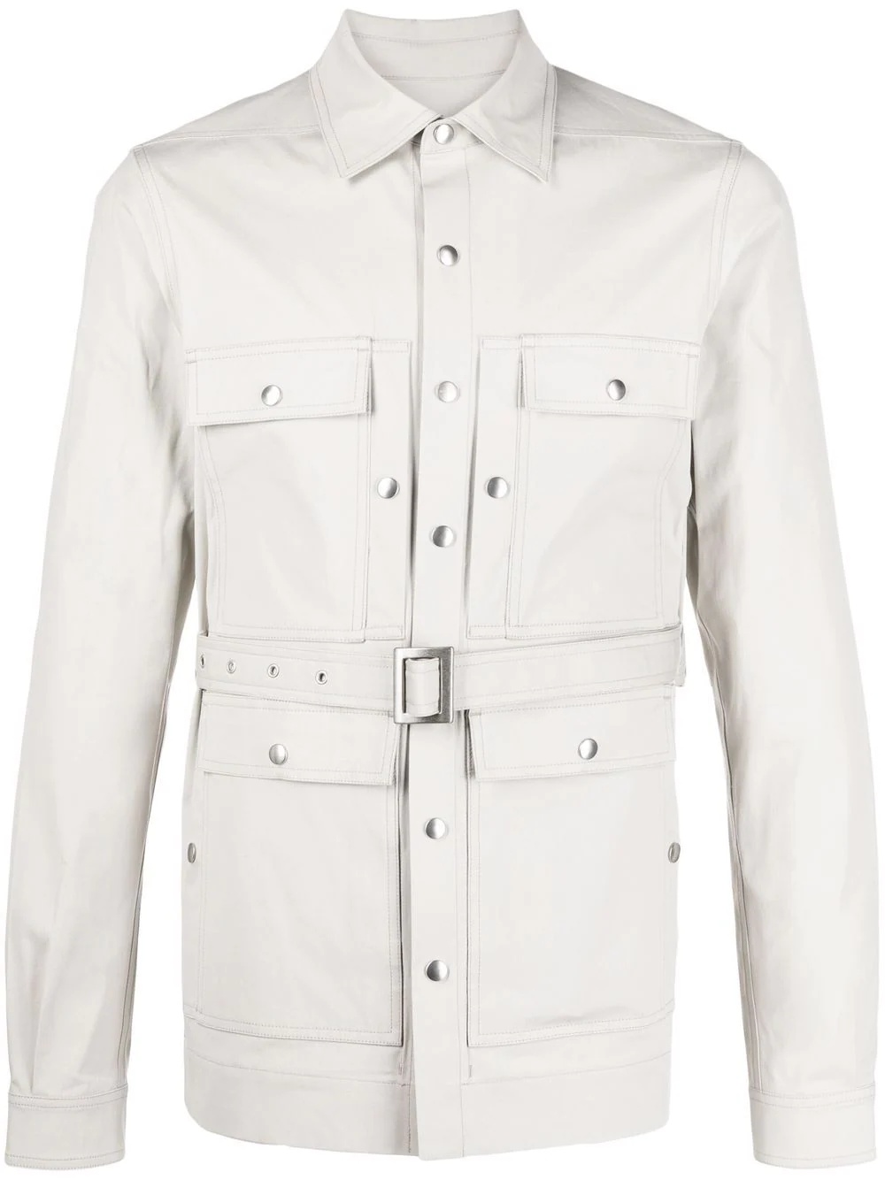 belted-waist jacket - 1