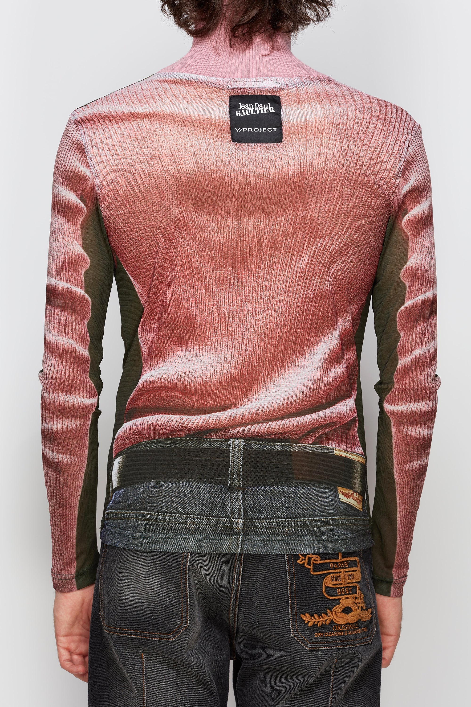 Y/Project Trompe L'Oeil Turtleneck Top | yproject | REVERSIBLE Y/Project Trompe L'Oeil Turtleneck Top | yproject | REVERSIBLE