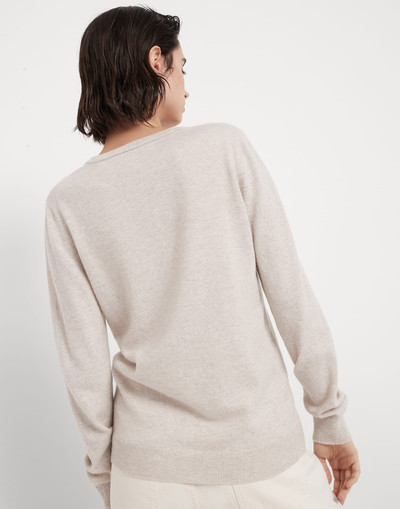 Brunello Cucinelli Cashmere sweater with monili outlook