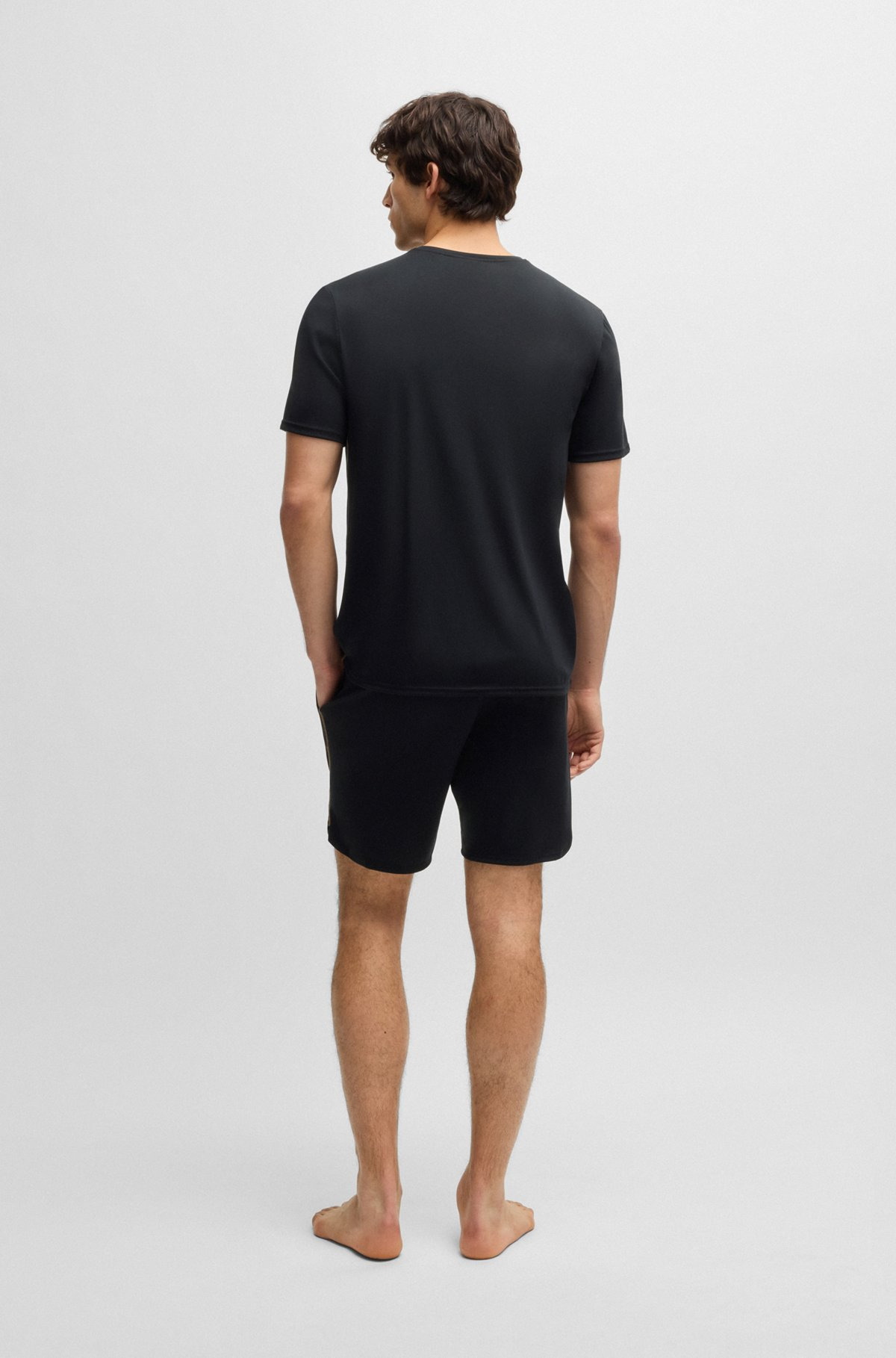 STRETCH-JERSEY PAJAMAS WITH OVERLOCK STITCHING - 3