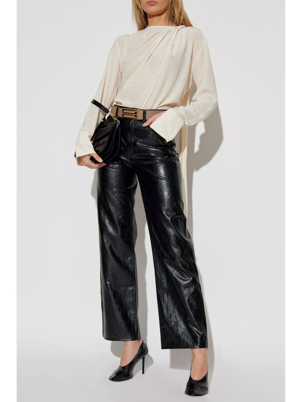 ruched-detailing blouse - 2