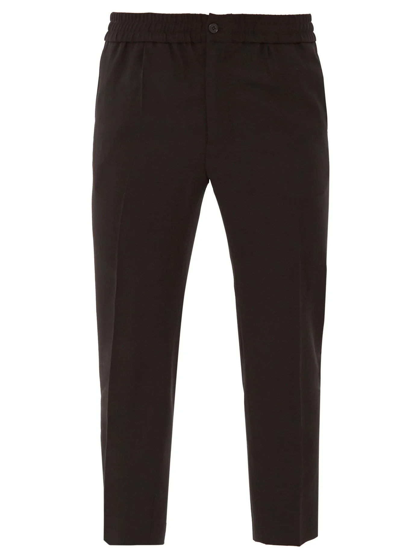 Cropped virgin wool-twill trousers - 1