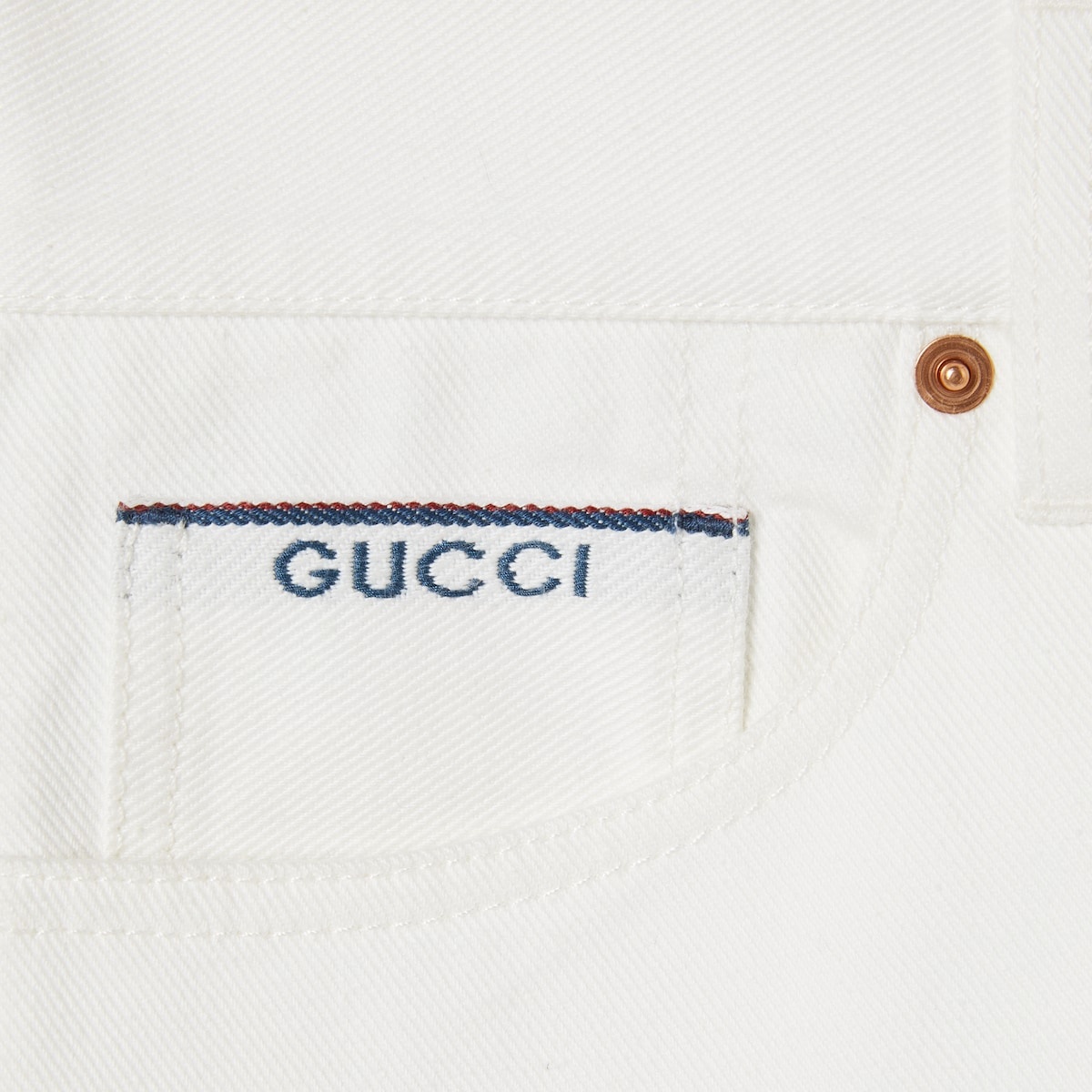 Cotton selvedge denim pant - 7