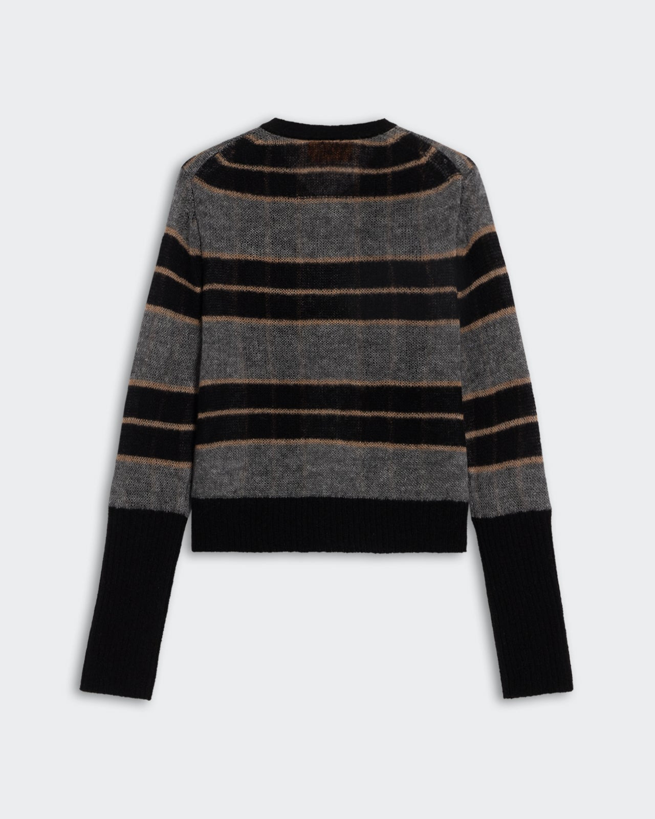 Shadow Plaid Cardigan - 4