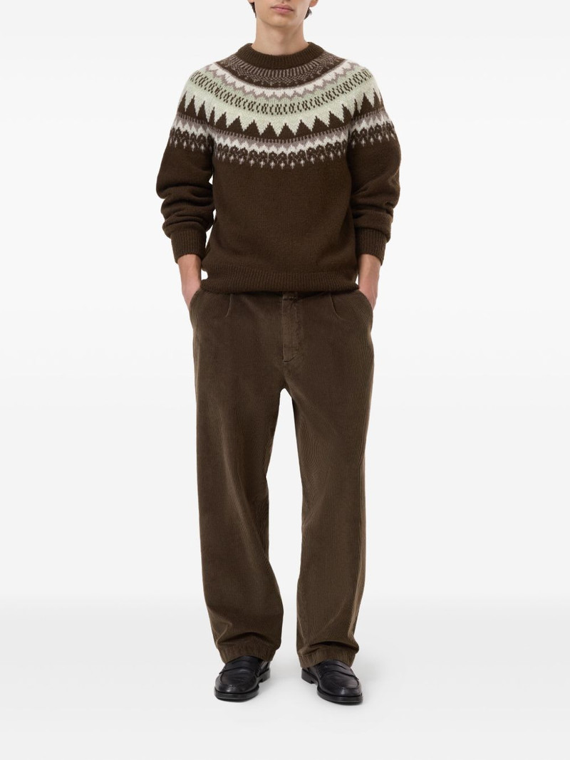 CLOSED fairisle-pattern crew-neck sweater outlook