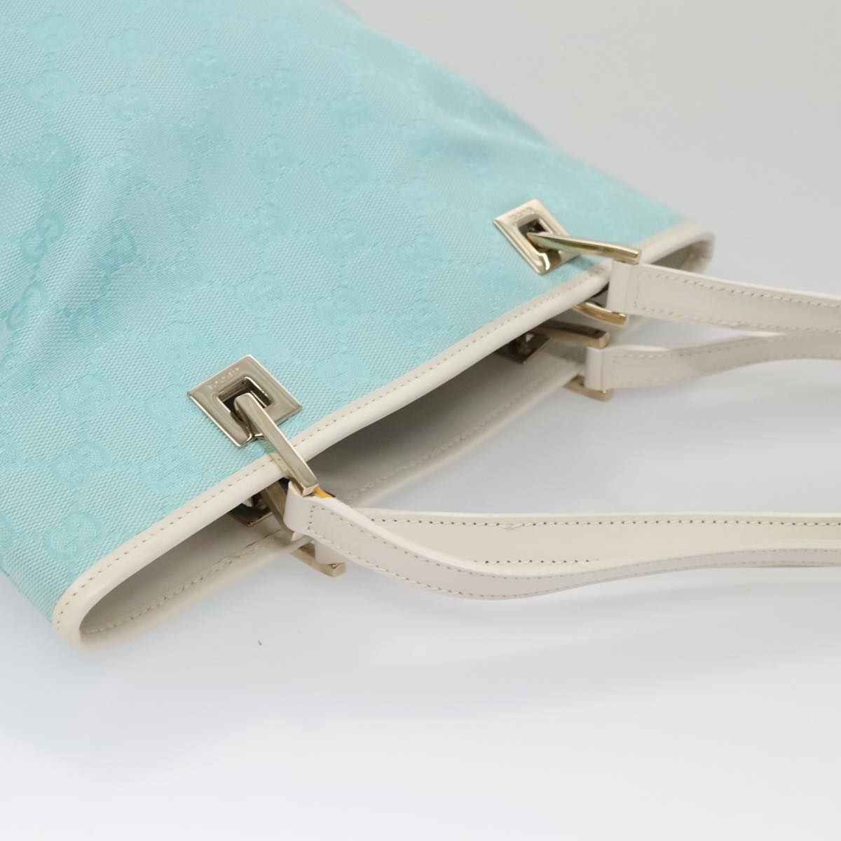 GUCCI GG Canvas Tote Bag Light Blue - 7