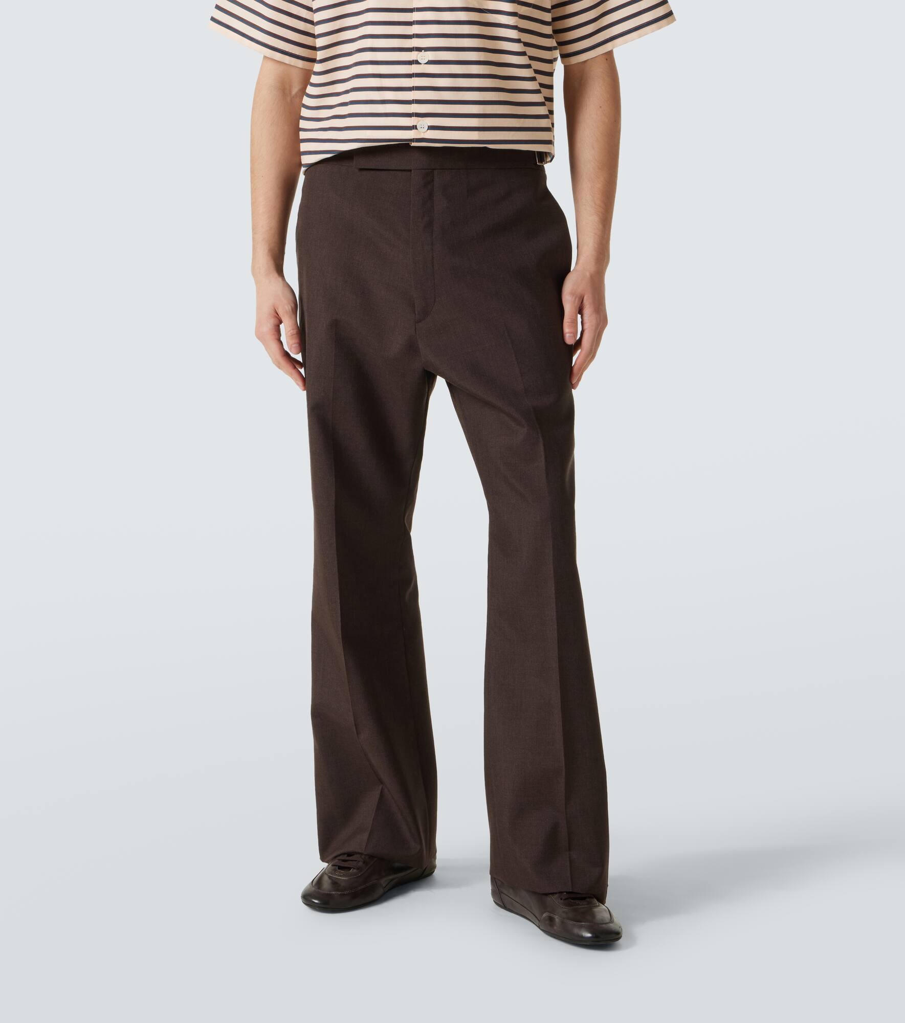 Mohair and silk wide-leg pants - 3
