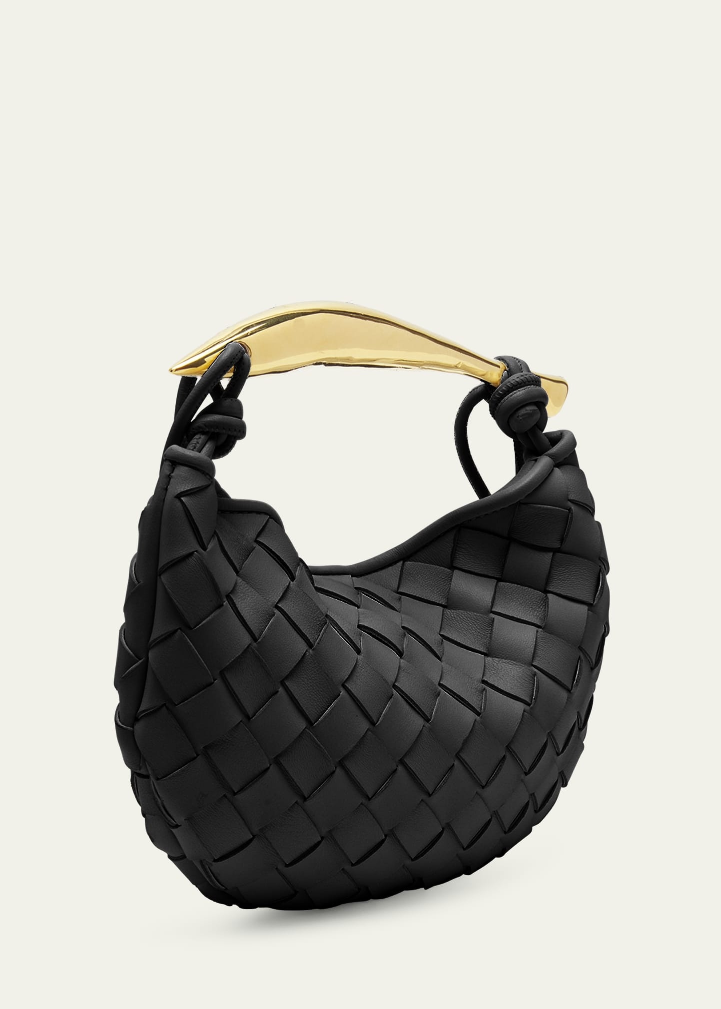 Mini Sardine Intrecciato Top-Handle Bag - 3