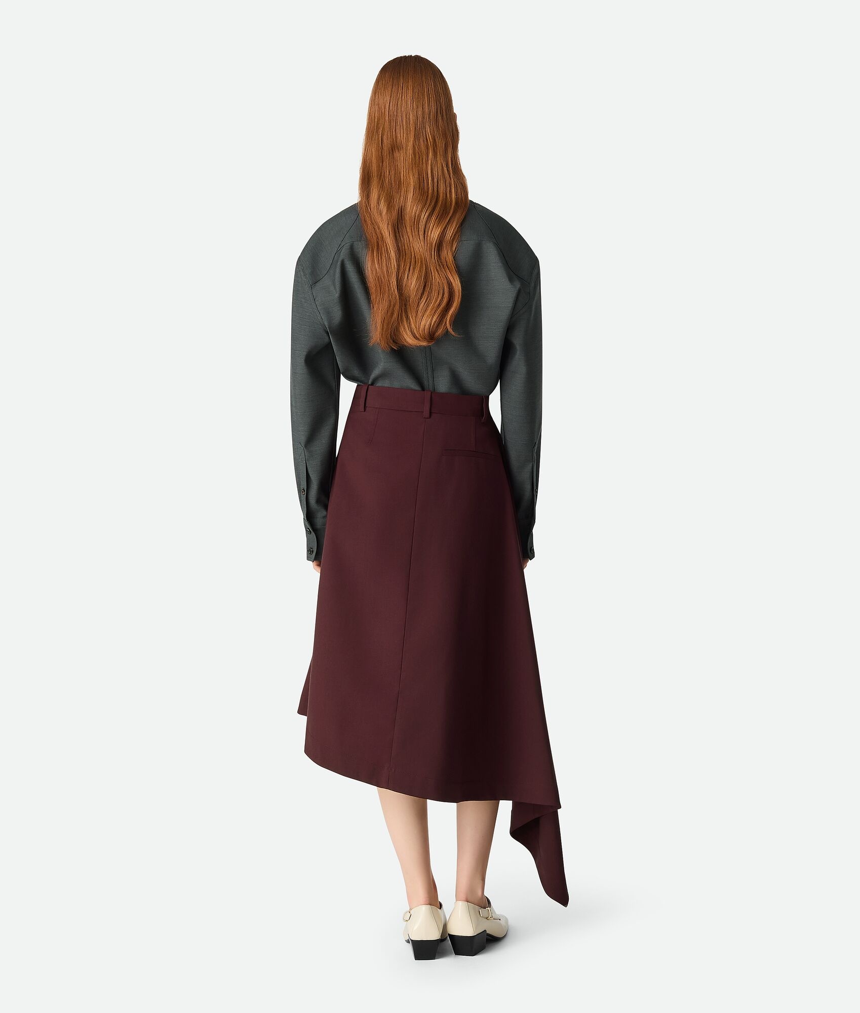 Sartorial Wool Skirt - 3