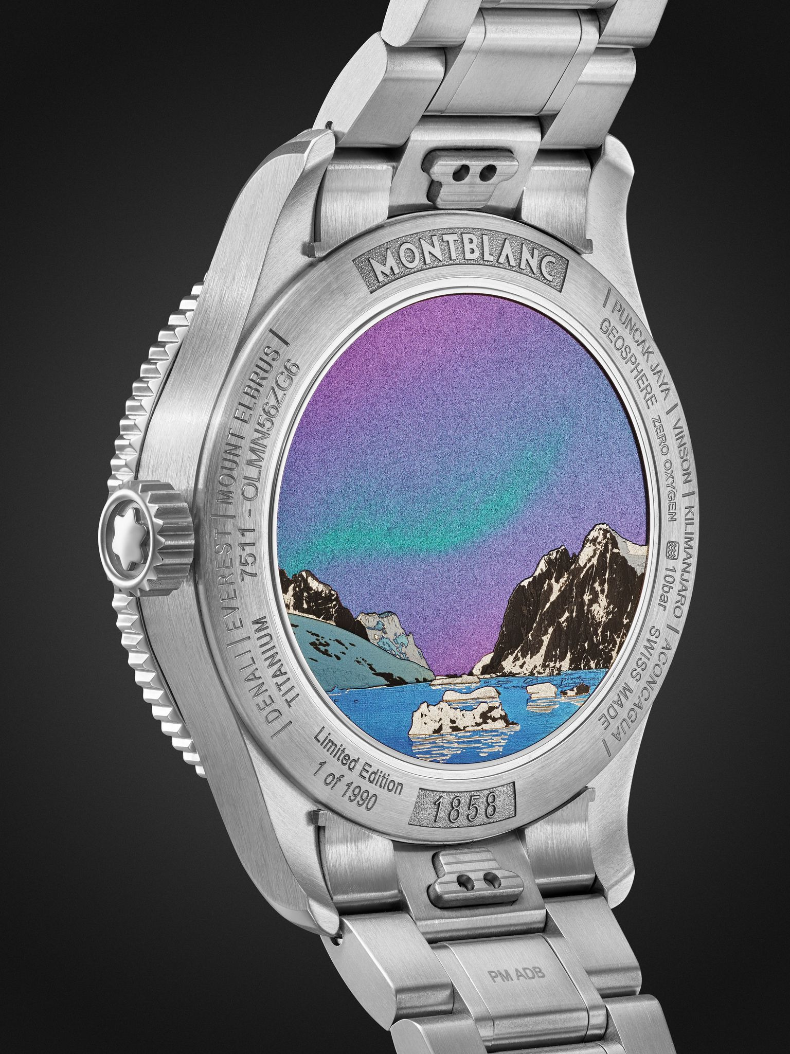 1858 Geosphere 0 Oxygen South Pole Exploration Limited Edition Automatic 42mm Interchangeable Titani - 4