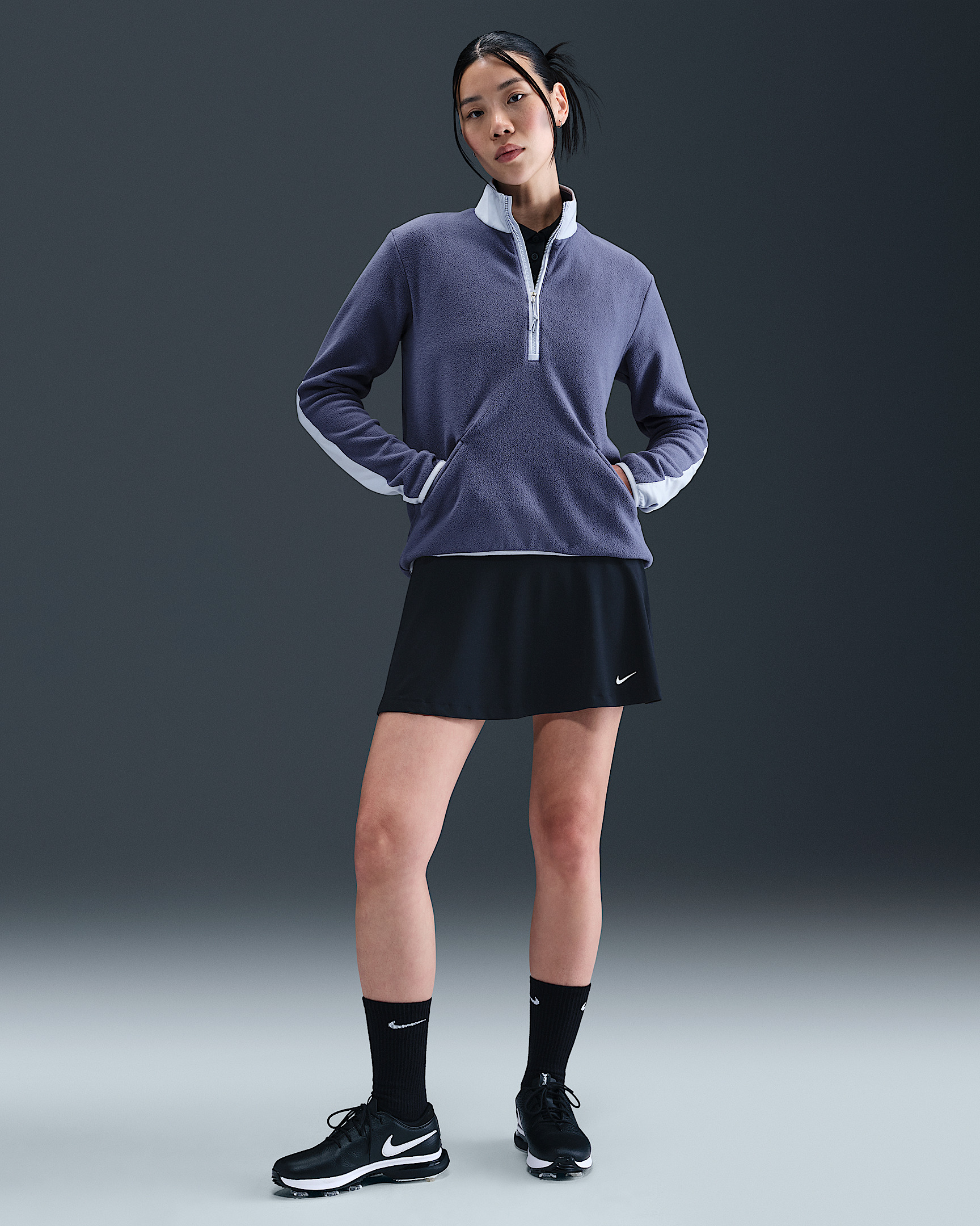 Nike Therma-FIT Victory Women's Long-Sleeve 1/2-Zip Golf Top - 4