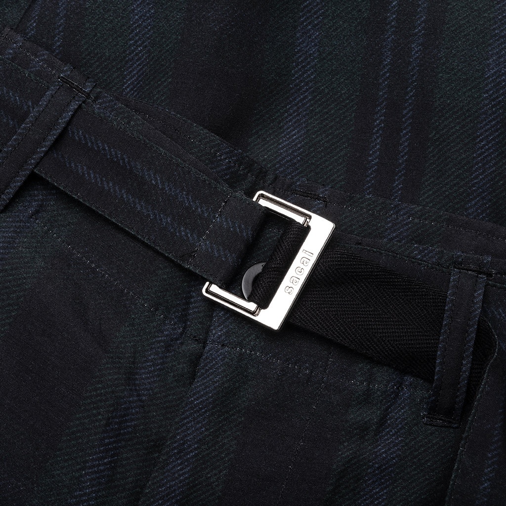 PLAID PANTS - BLACK - 3