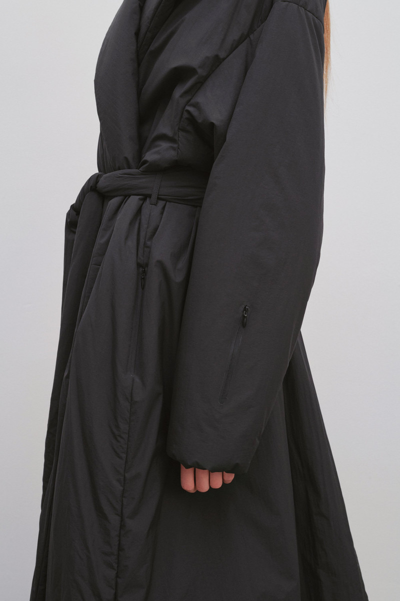 Francine Coat in Silk and Nylon 6