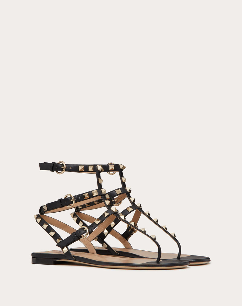 Valentino ROCKSTUD CALFSKIN FLAT FLIP-FLOP SANDAL outlook