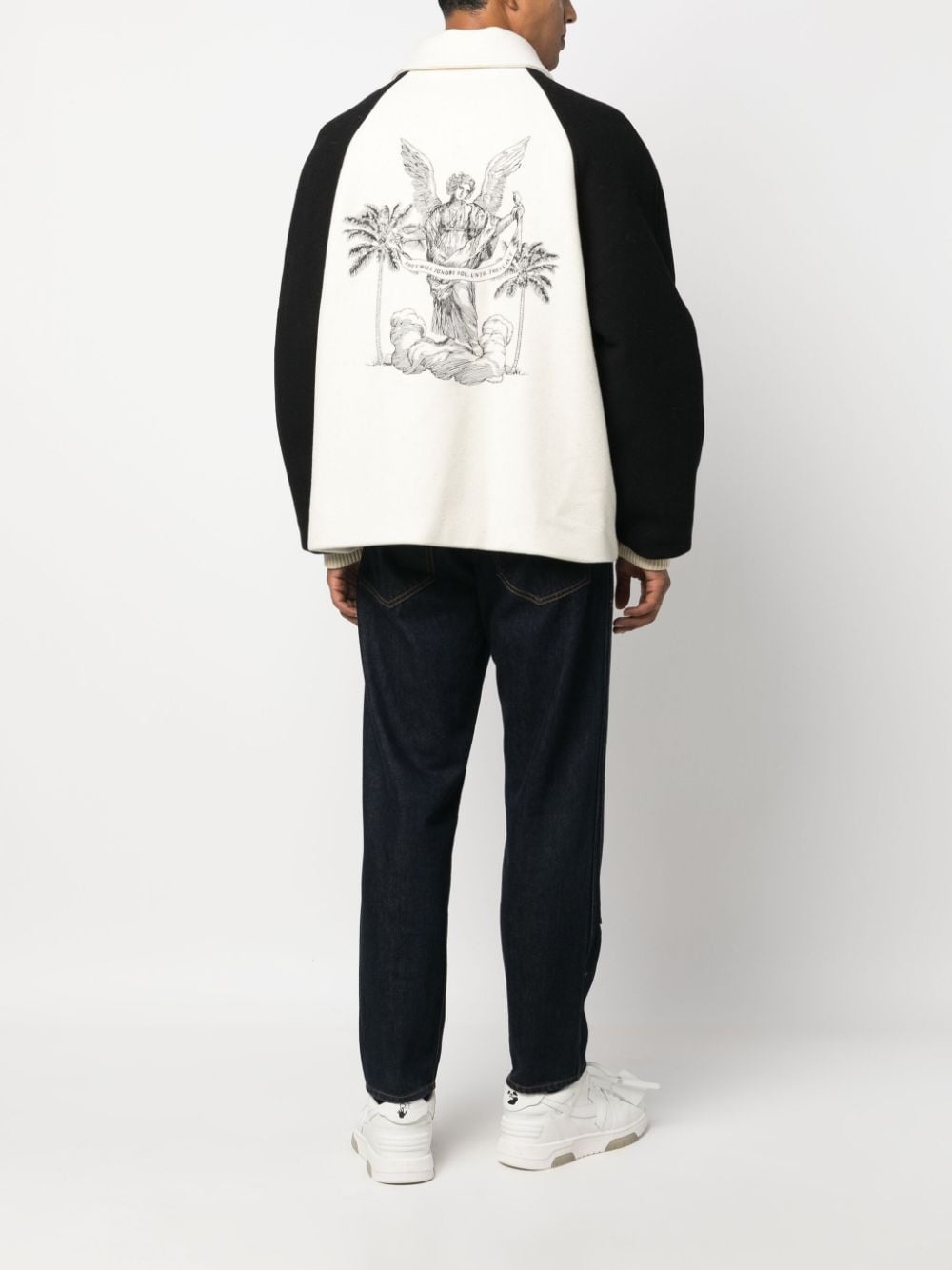 University virgin-wool bomber jacket - 2