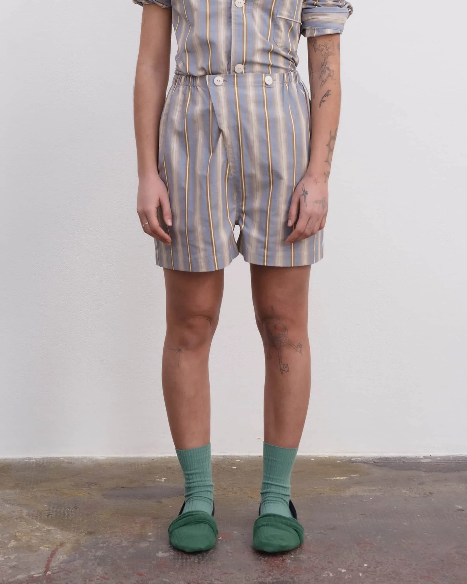 Carte Shorts - Organic Cotton Poplin - 1