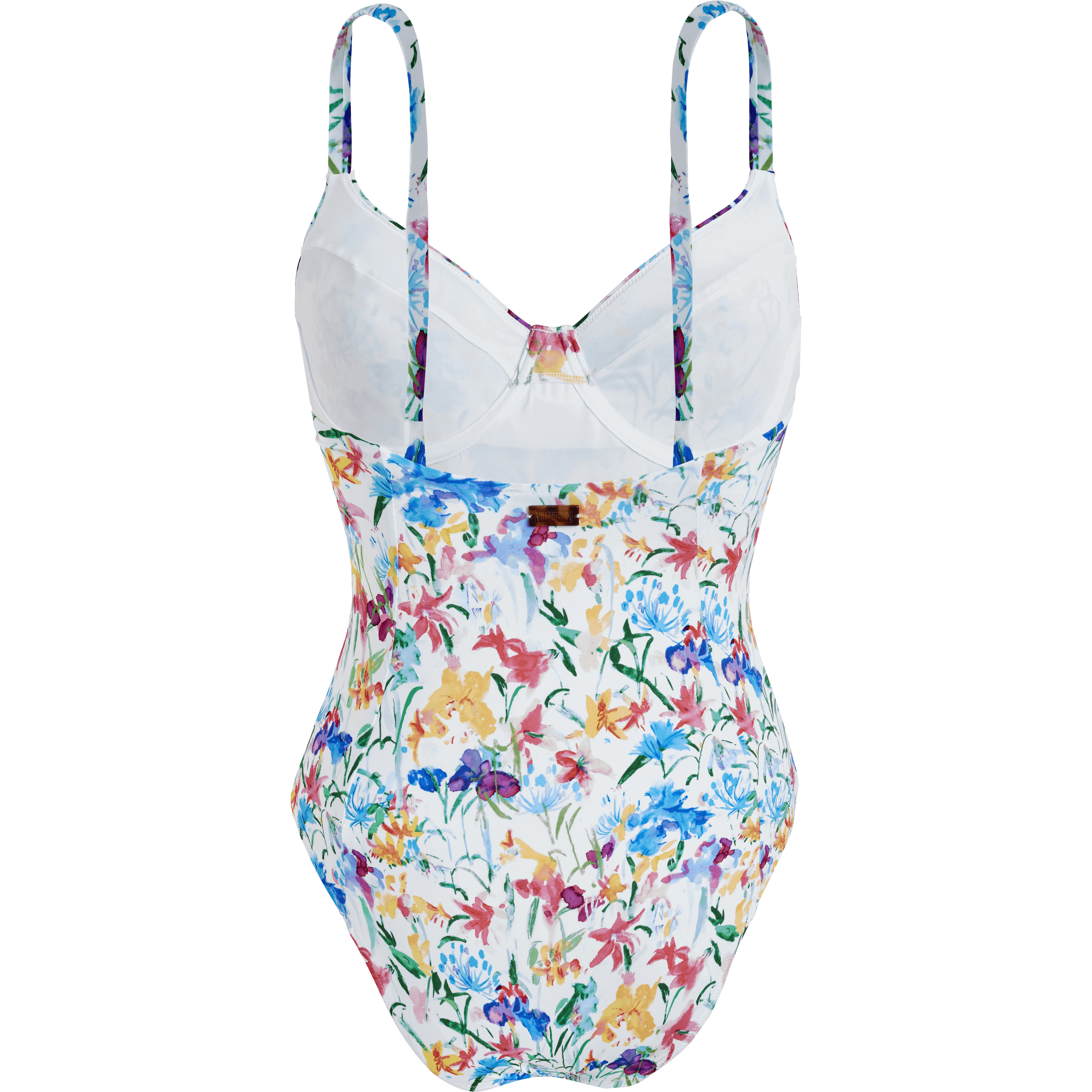 Women One-piece Swimsuit Happy Flowers - 2