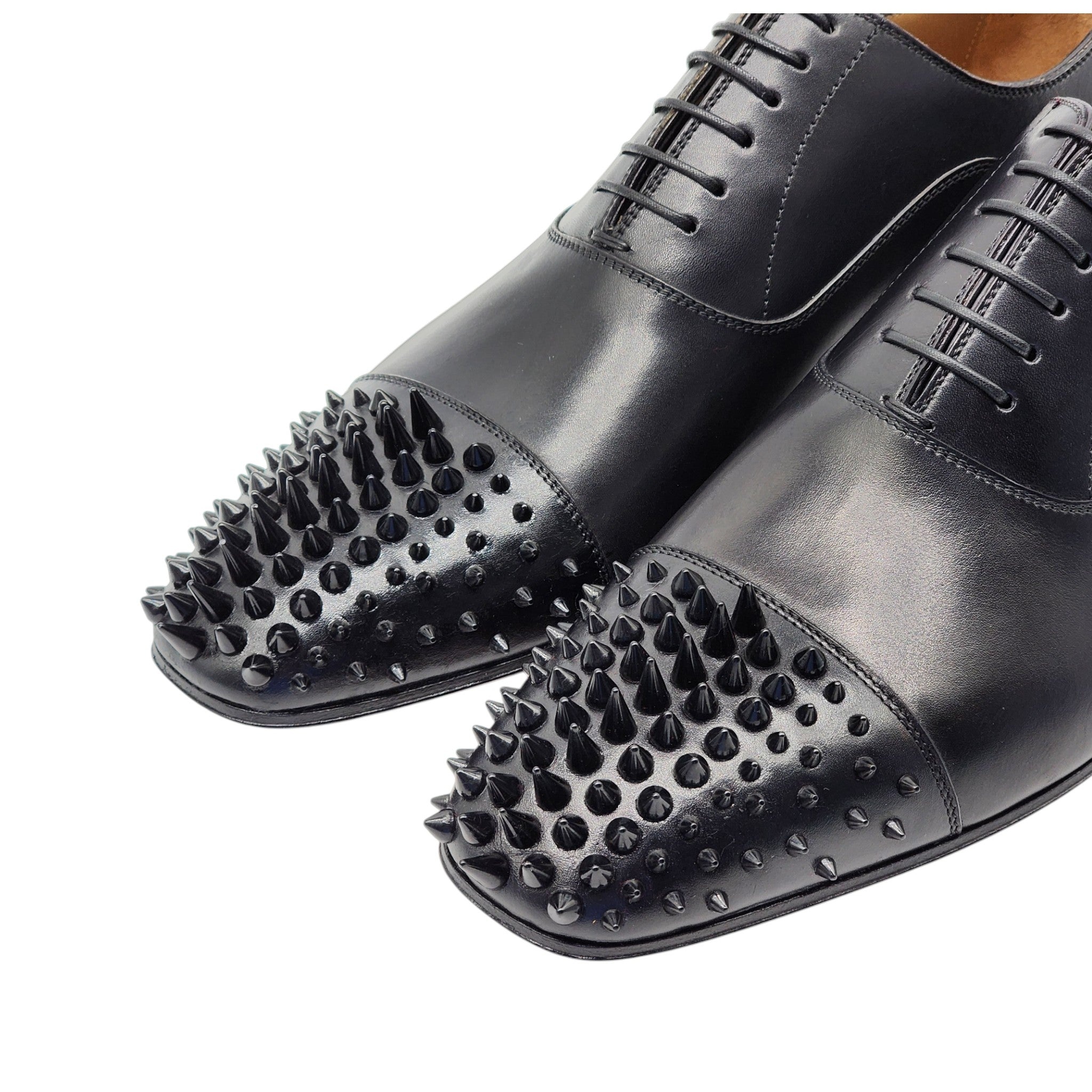 Christian Louboutin Gregossic Oxford Shoes - Leather - Black - EU 40 / US 7 - 7