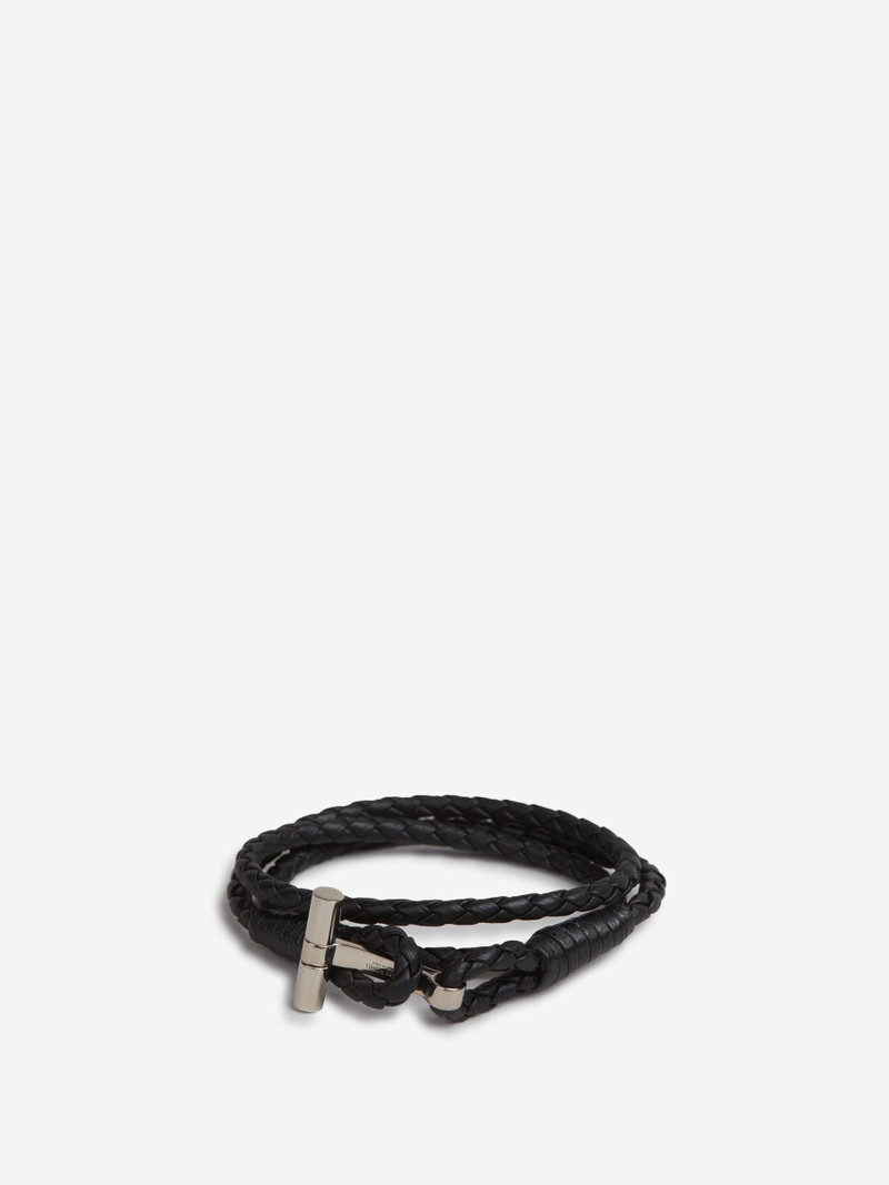 TOM FORD BRAIDED LEATHER BRACELET outlook