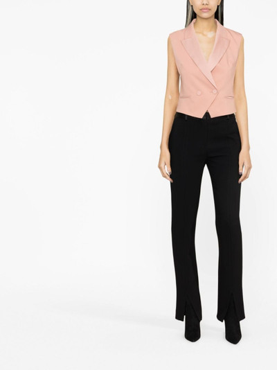 PINKO double-breasted cropped waistcoat outlook