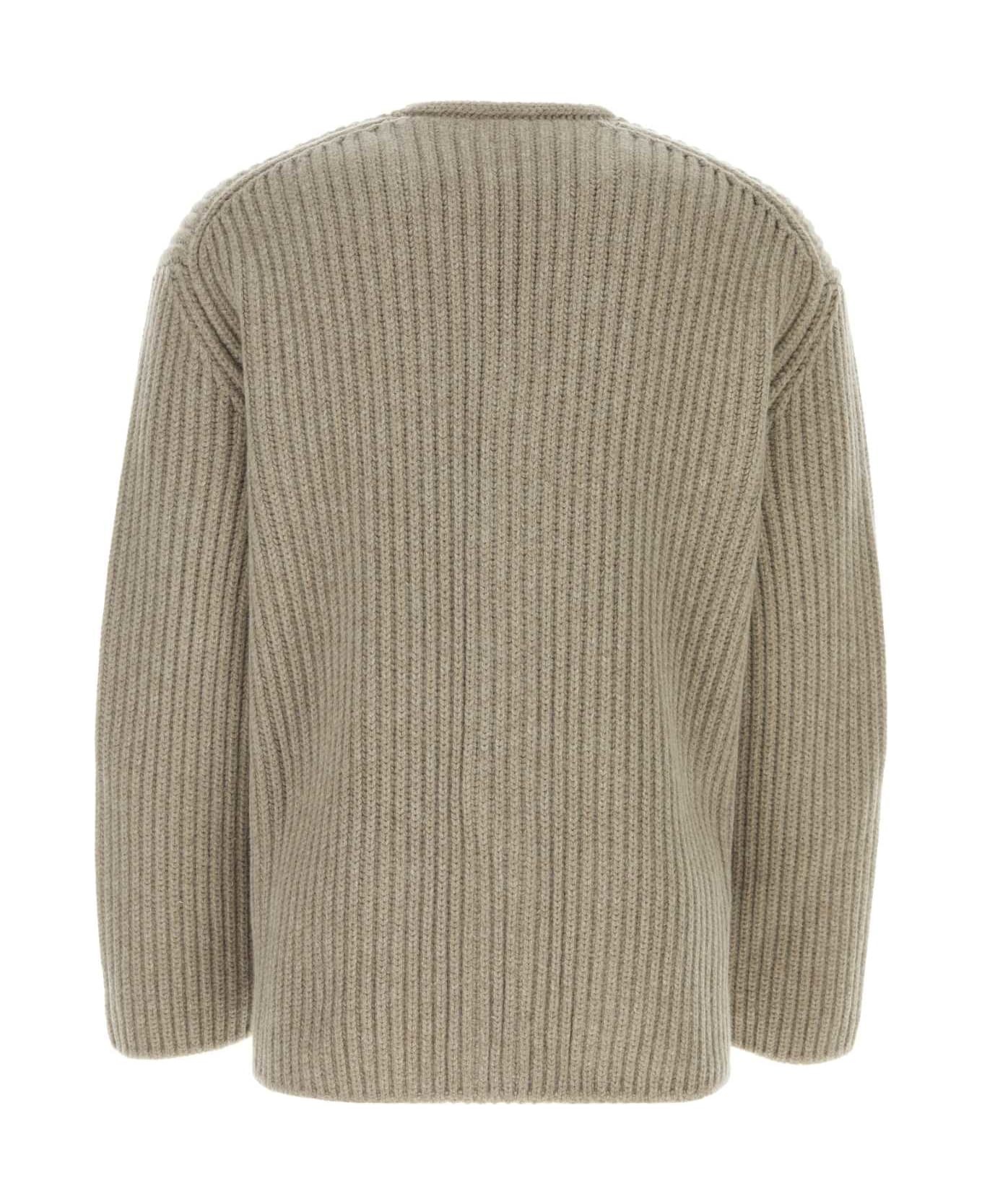 Cappuccino Wool Blend Cardigan - 2