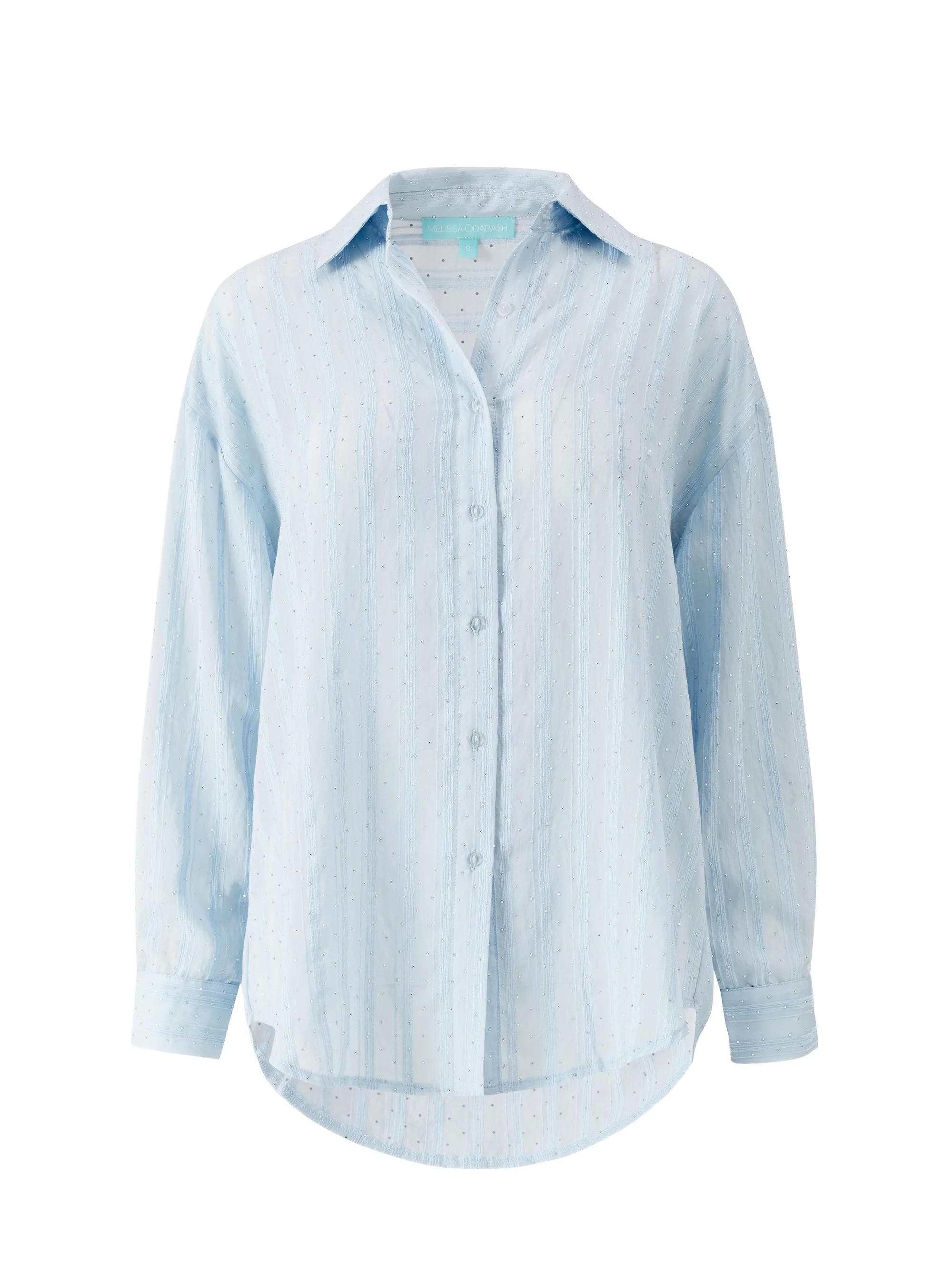 Women's Ziggy Oversized Shirt - Pale Blue - 1