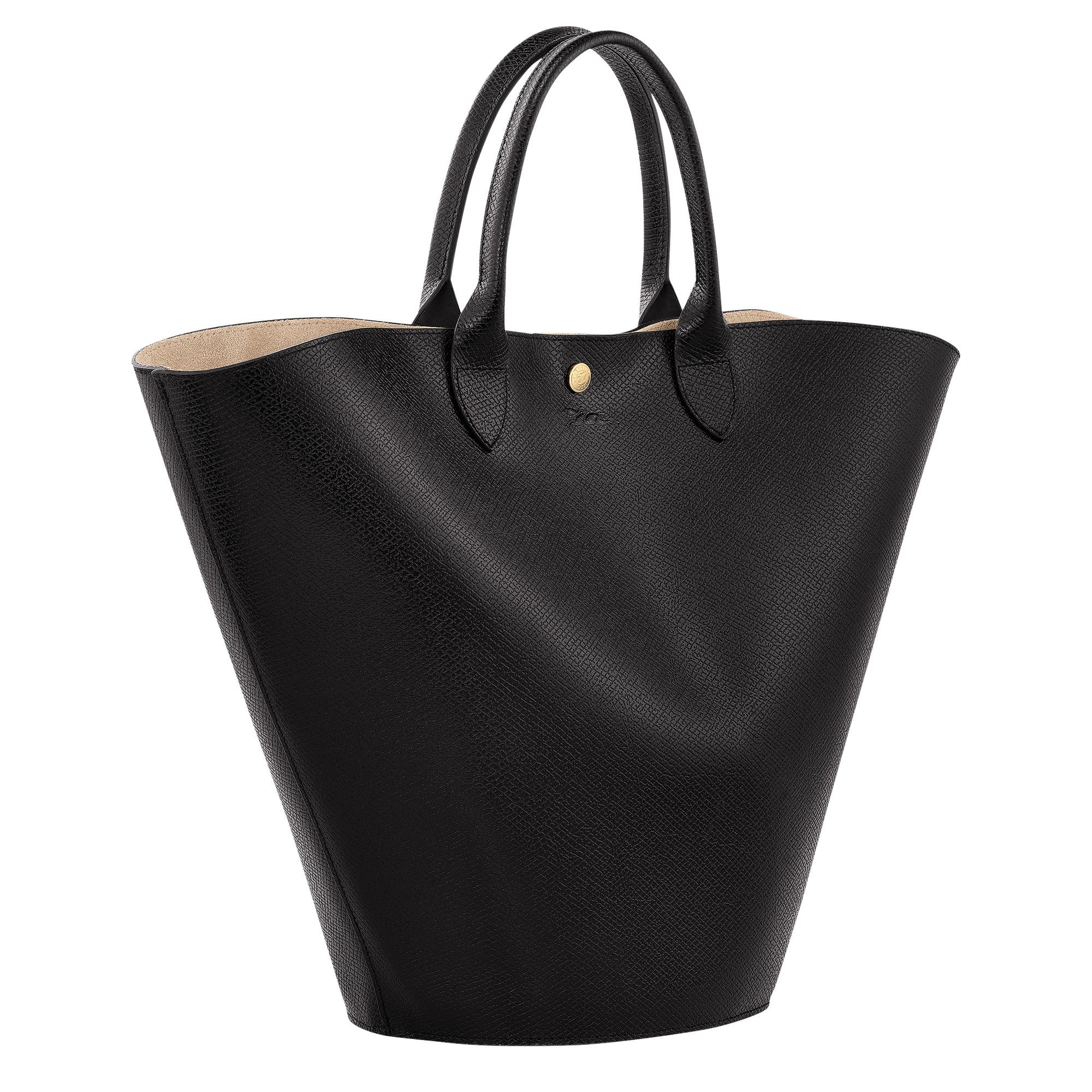 Épure XL Tote bag Black - Leather - 3