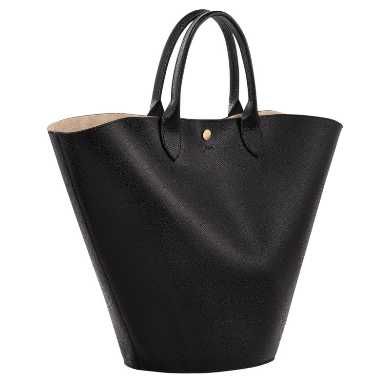 Épure XL Tote bag Black - Leather 3