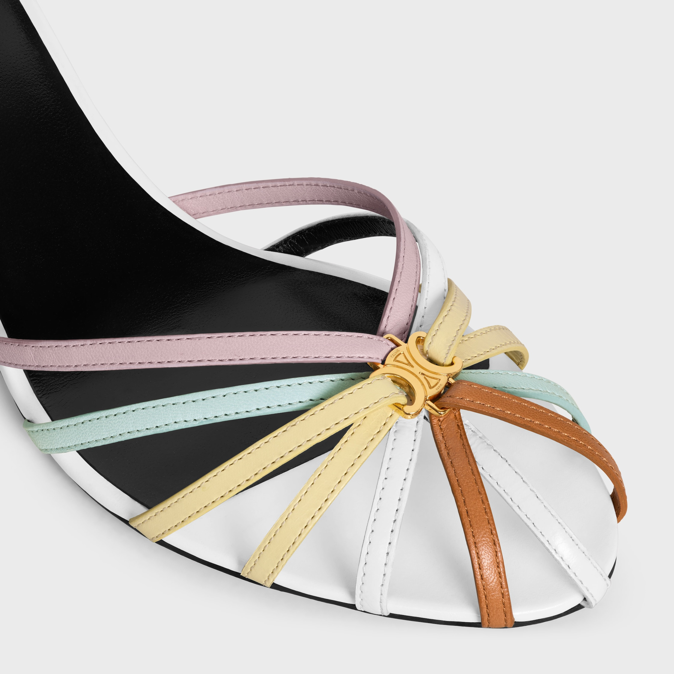 CELINE TRIOMPHE SANDAL IN LAMBSKIN - 4