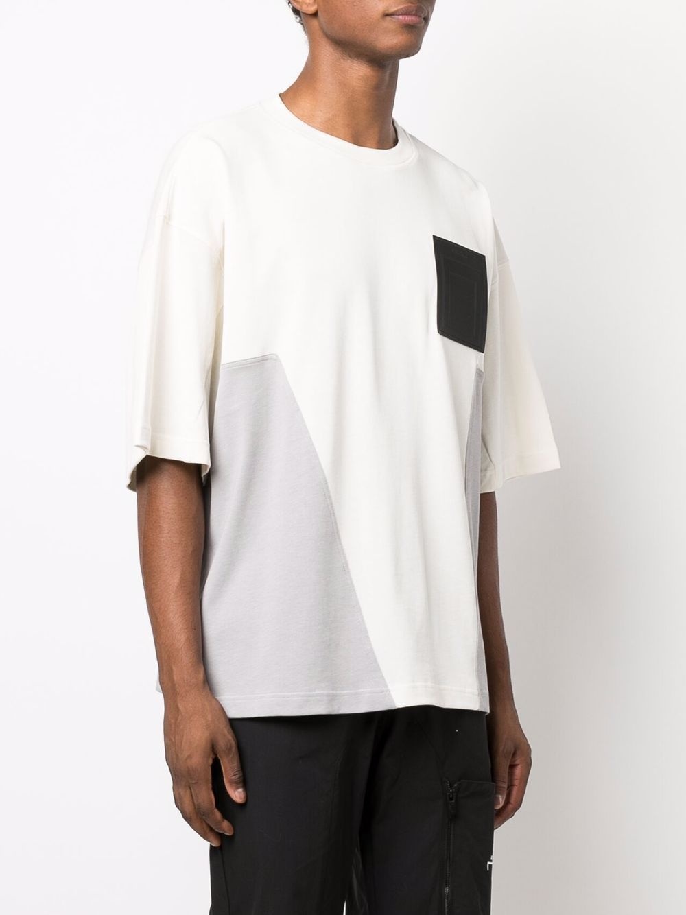 colour block T-shirt - 3