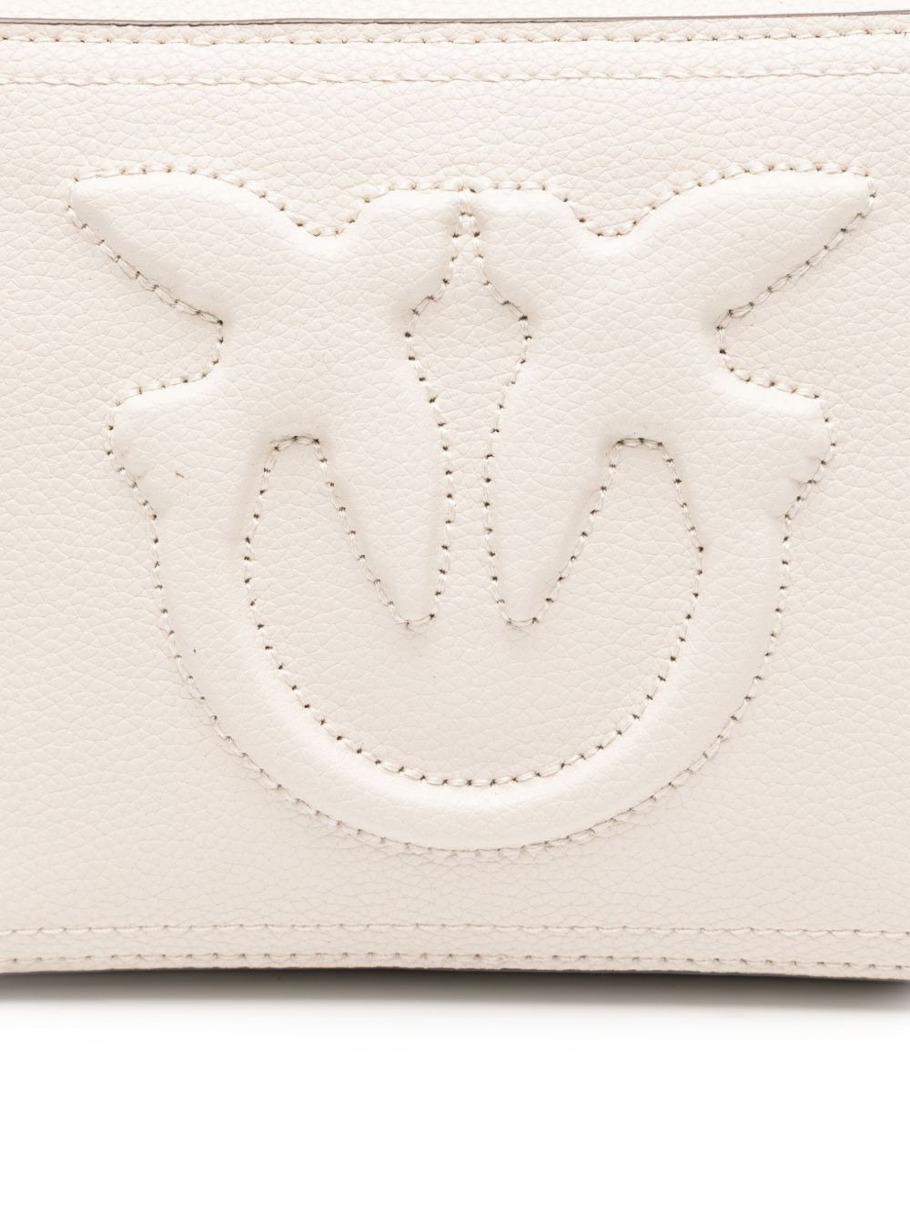 embossed-logo calf leather cross-body bag - 4