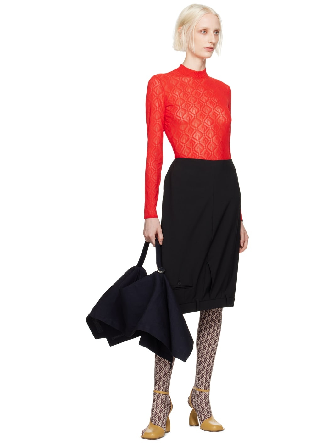 Red Moon Diamond Long Sleeve T-Shirt - 5