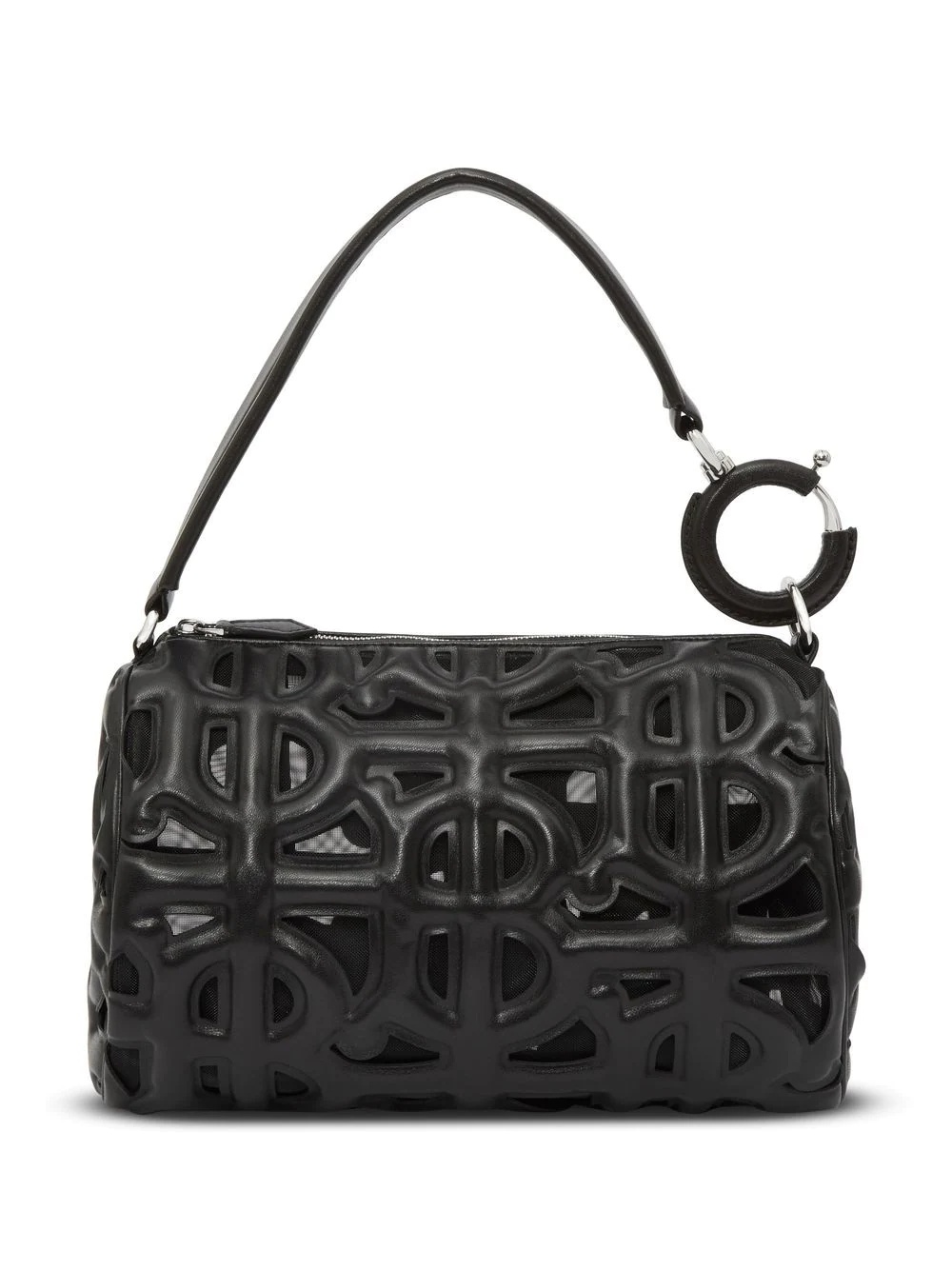 small Rhombi quilted Monogram shoulder bag - 1