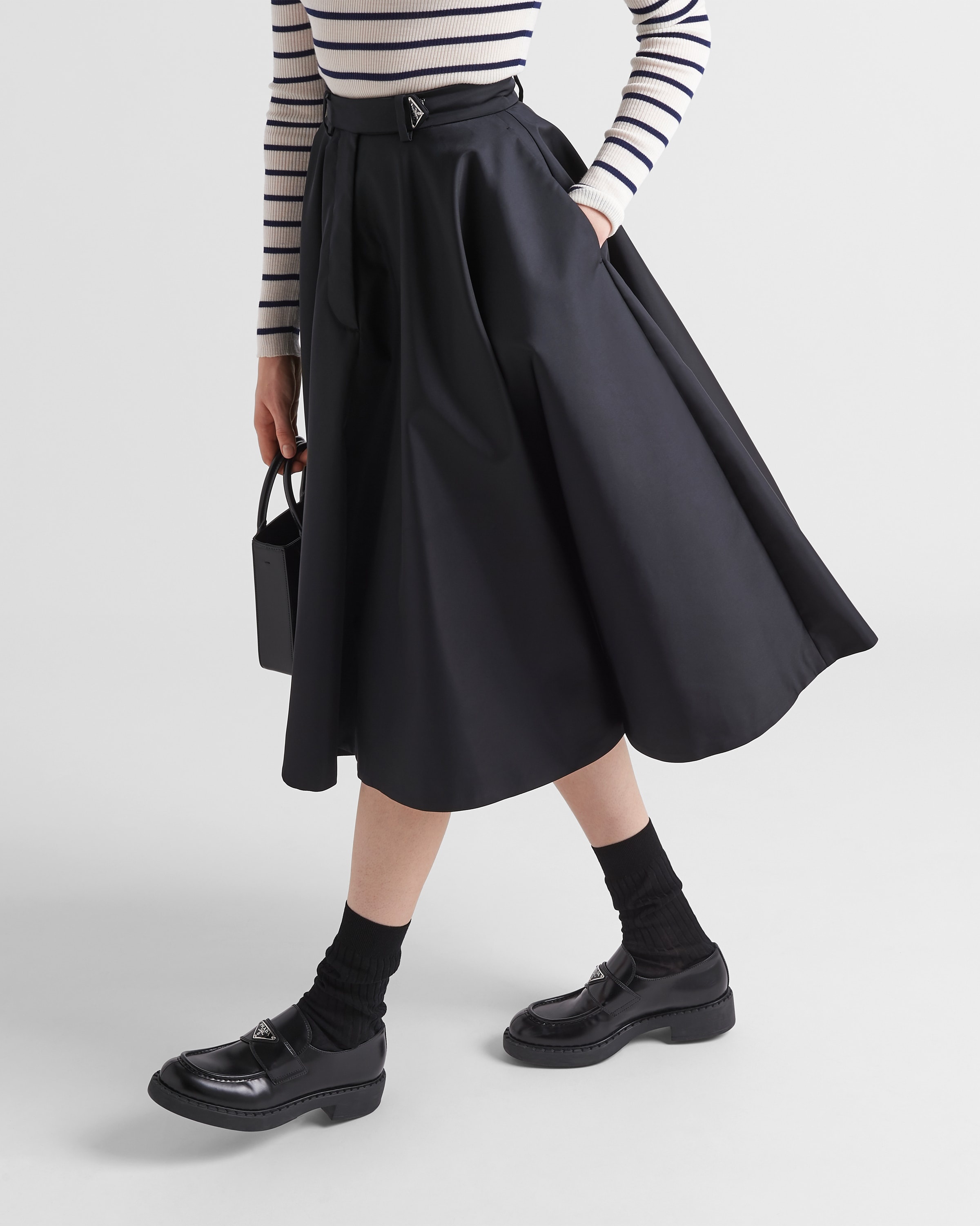 Re-Nylon pleated skirt - 4