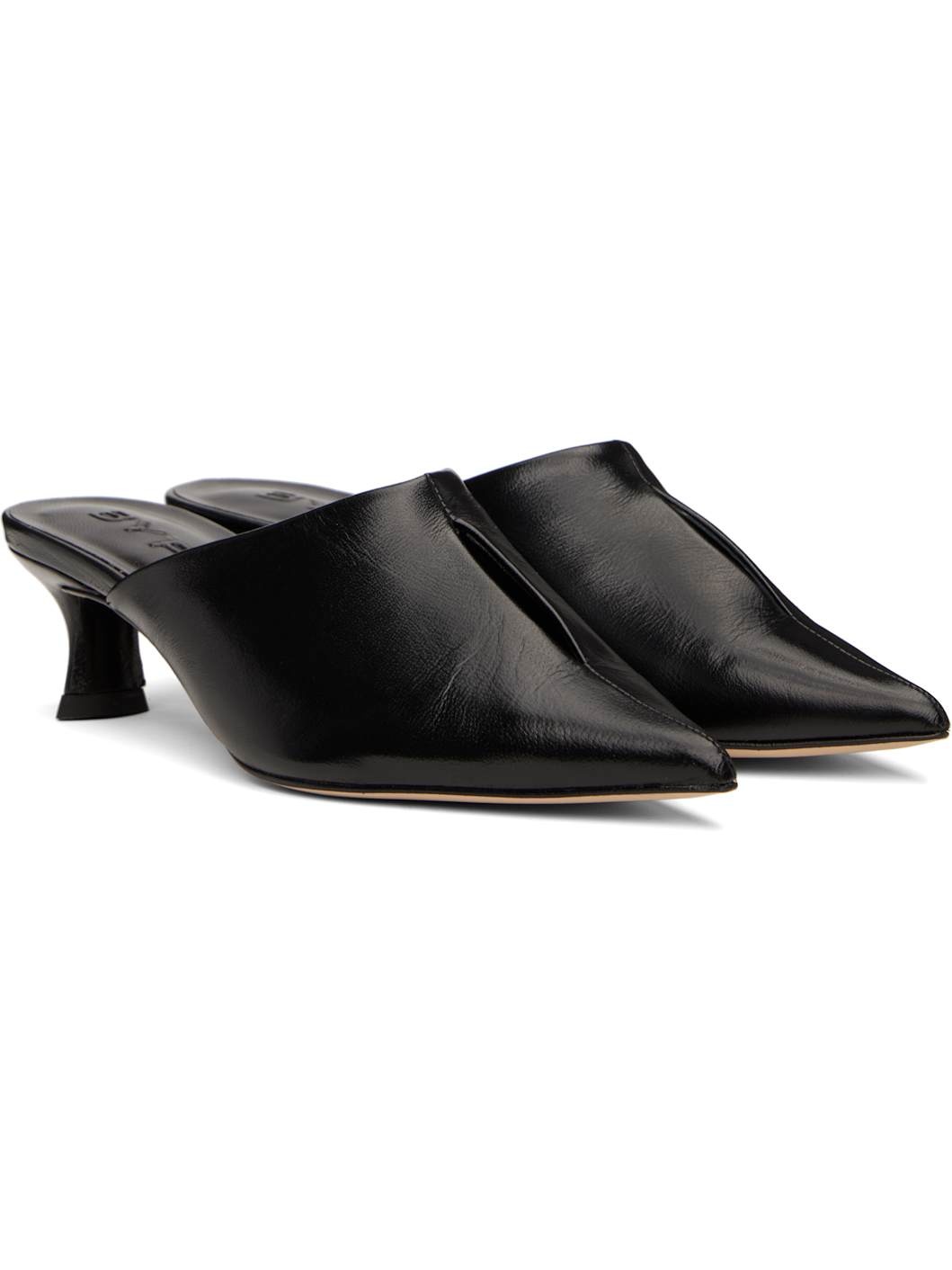 Black Luciana Mules - 4