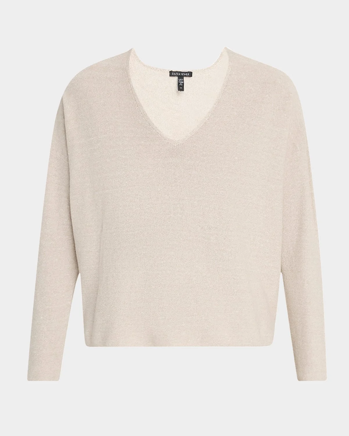 Organic Linen-Cotton Knit Sweater - 1
