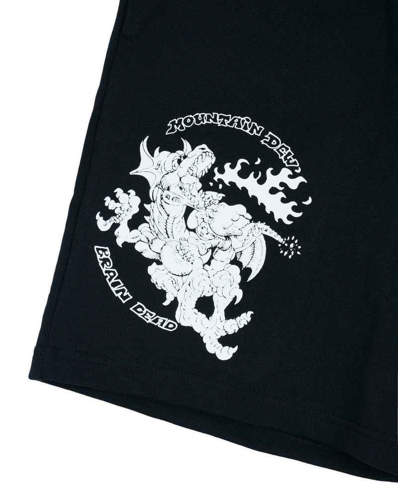 Brain Dead x Mountain Dew Psycho Disc Jam Rugby Shorts - Black 3