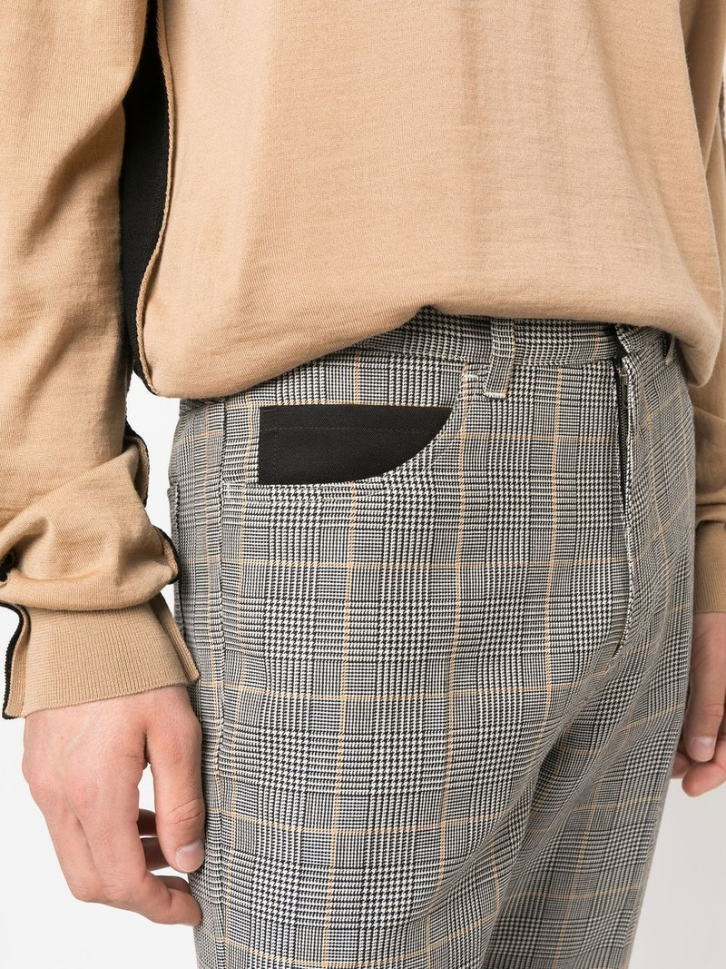 Prince of Wales straight leg trousers 5
