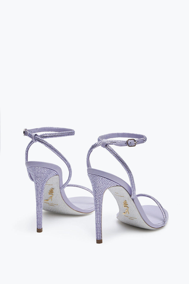 RENE CAOVILLA Ellabrita Crystal Lavender Sandal 105 outlook
