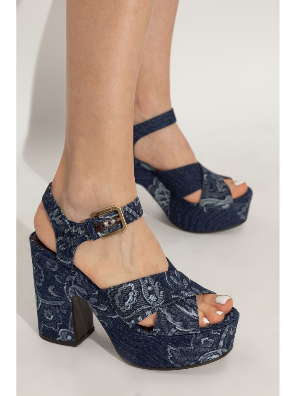 denim sandals - 2