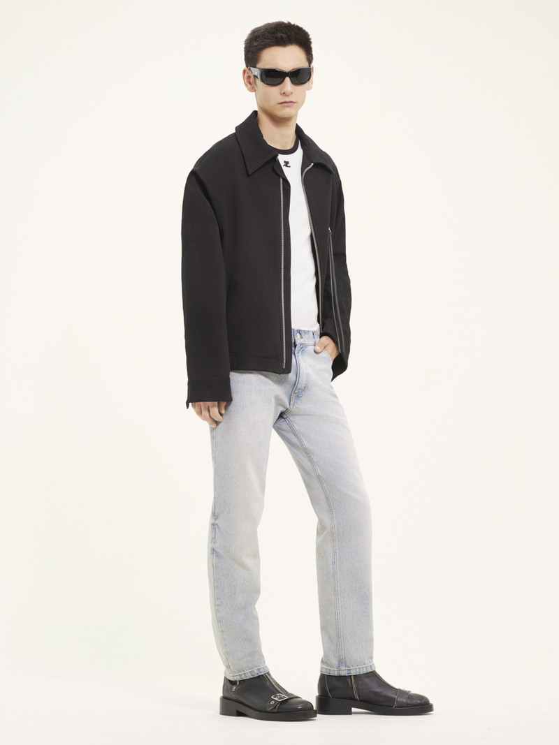 courrèges RETRO TWILL ZIP WORKWEAR JACKET outlook