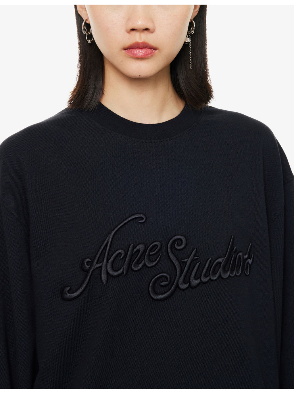Relaxed-Fit Embroidered-Logo Cotton Sweatshirt - 5