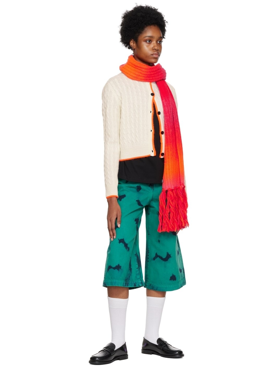 SSENSE Exclusive Green Tie-Dye Jeans - 4