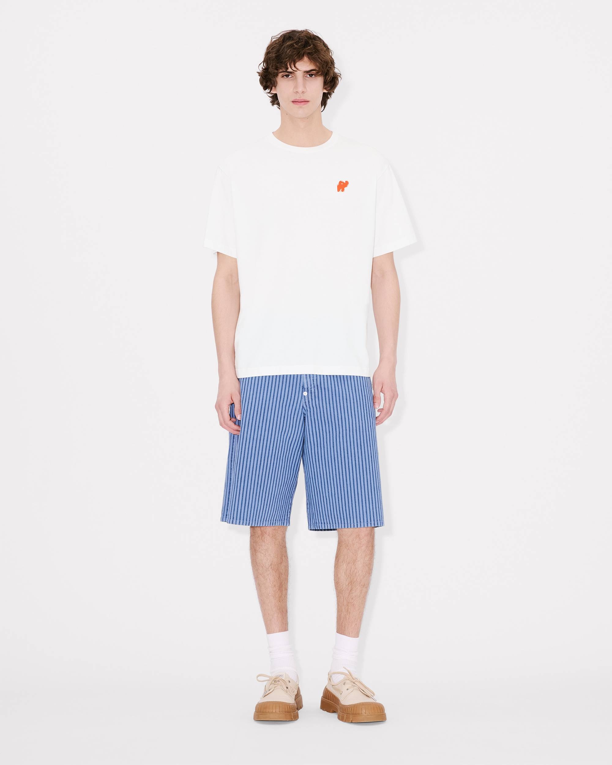 'KENZO Elephant Logo' oversized T-shirt in cotton - 5