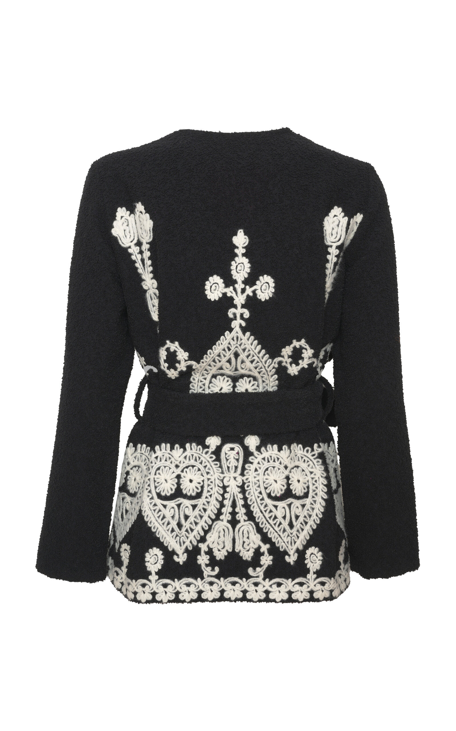 Elbaite Embroidered Boucle Jacket black/white - 3