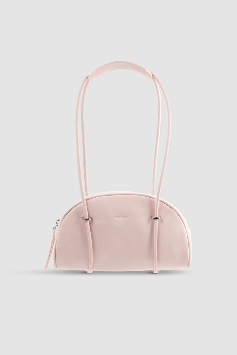 Kimberly Bowler Baby Pink Nappa Leather Top-Handle Bag 1