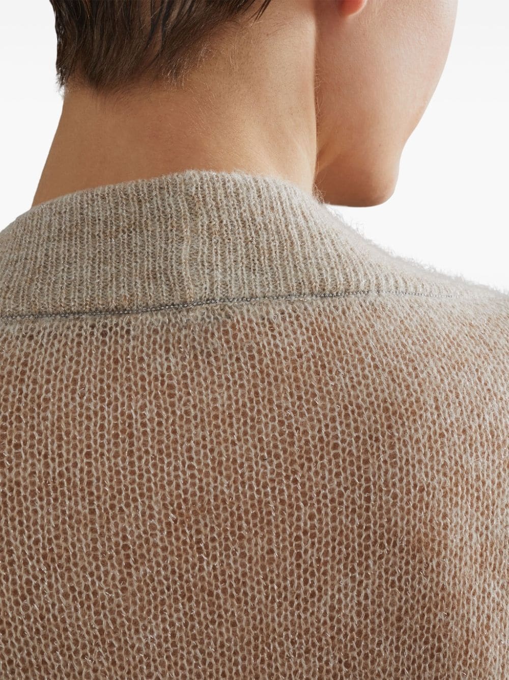 V-neck knitted jumper - 5